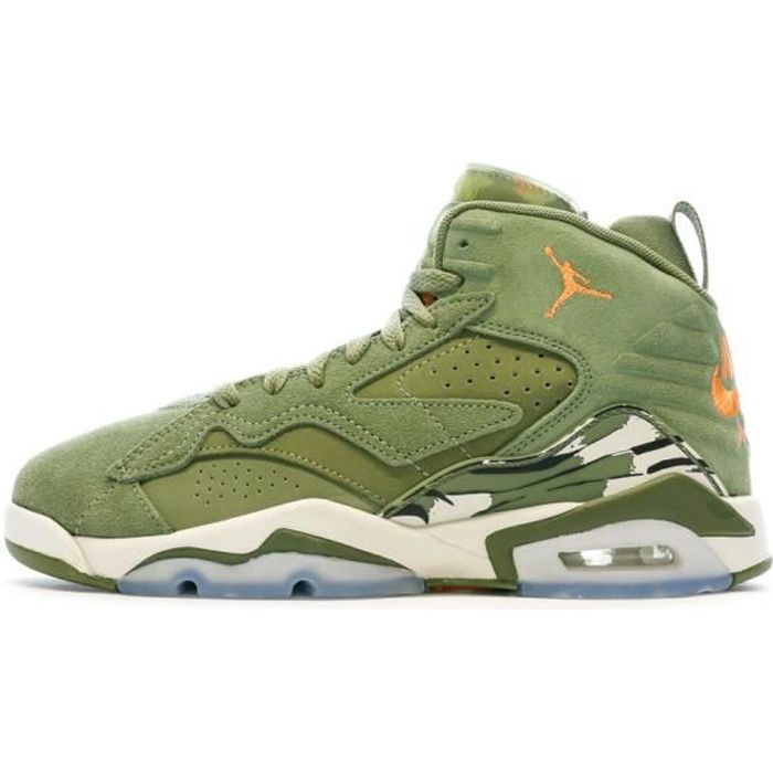 Baskets Enfant NIKE Jordan Jumpman Mvp Vert Tige Textile Fermeture Lacets Cdiscount Chaussures