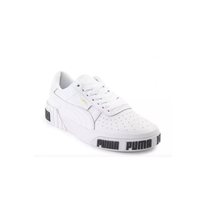 basket puma blanche pour femme