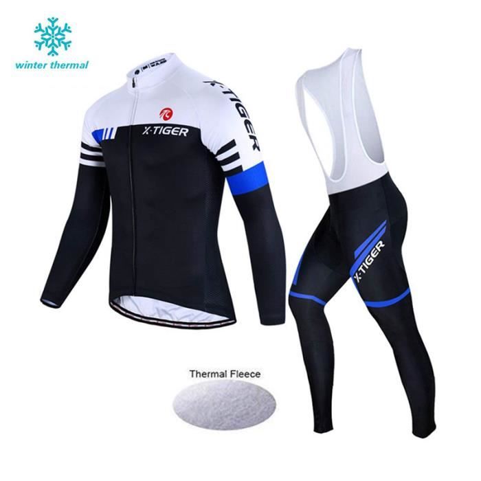 Combinaison velo hiver homme