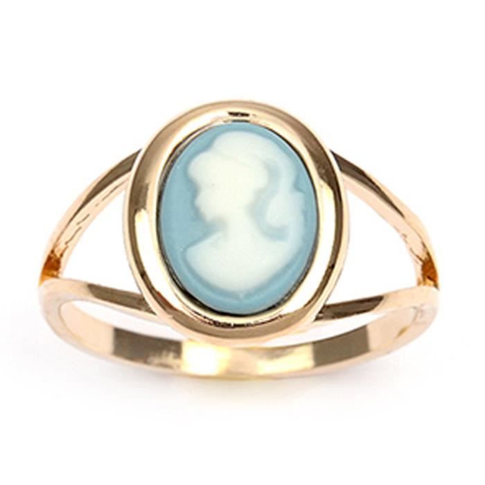Bague camée 2025 bleu
