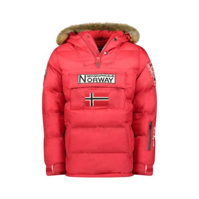 Doudoune matelassée GEOGRAPHICAL NORWAY BILBOQUET MEN Rouge