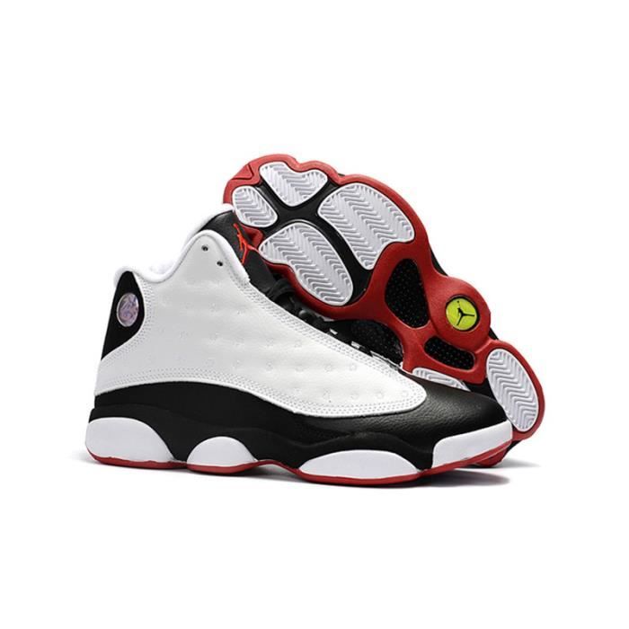 Jordan 13 retro blanche et rouge top