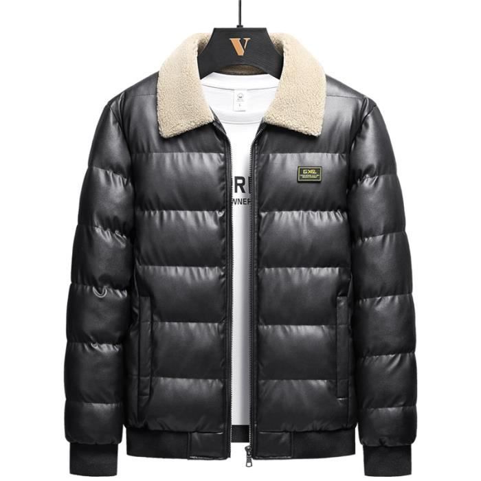Doudoune Homme Hiver Marque A Capuche Parka Homme Manteau Veste Hommes Vetement Noir Cdiscount Pret a Porter