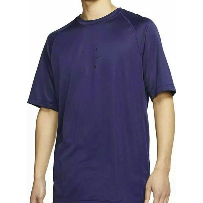T-shirt de Running Bleu Foncé Homme Nike Knit
