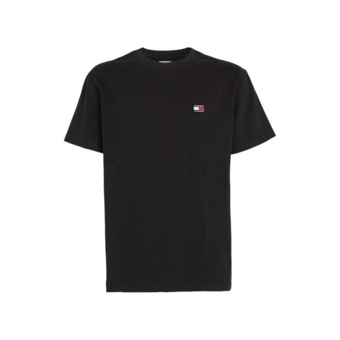 T shirt TOMMY HILFIGER DM0DM16320BDS Noir Homme Adulte Noir Cdiscount Pret a Porter