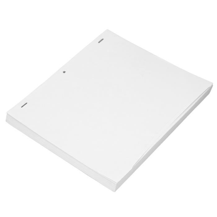 EPIGEIST Feuilles de Papier à Repasser Thermosensible 23x23 Cm Blanc Lot de 100 pour Perles à Repasser, Papier de Soie Thermoplastique pour Loisirs Créatifs, Emballage et