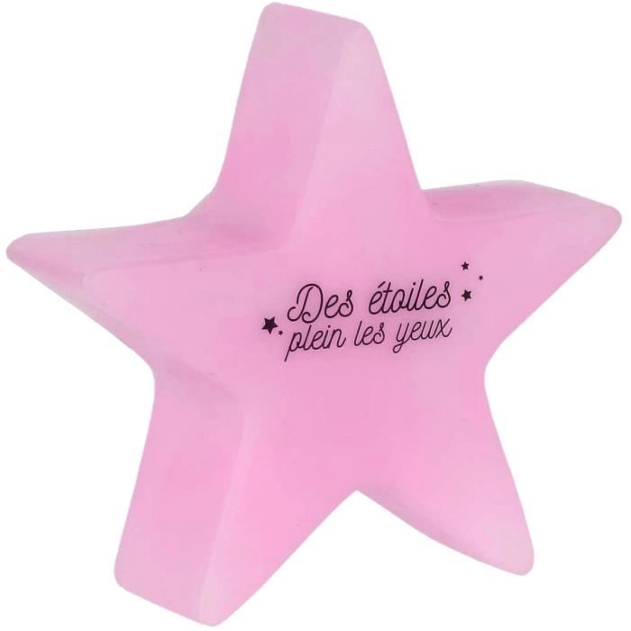 Veilleuse Etoile Ambiance Led Lumineux Change De Couleur Rose Cdiscount Puericulture Eveil Bebe