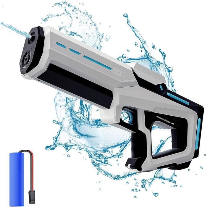 Pistolet A Eau Électrique, Pistolet À Eau Automatique 180+500Cc Grande Capacité, Pistolet À Eau