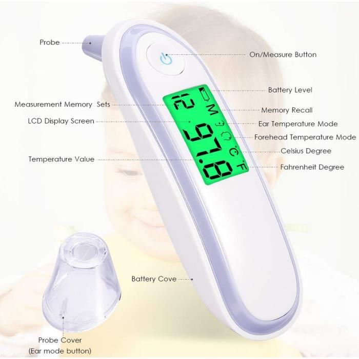OMRON Thermomètre Rectal Flex Temp Smart - Cdiscount Puériculture & Eveil  bébé