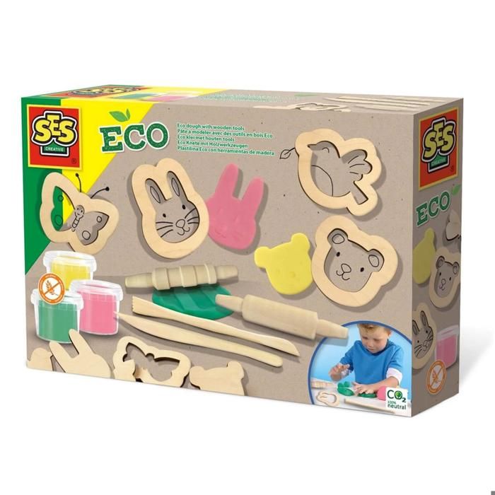 Set de Pâte à Modeler pour Enfants - Gâteau d'Anniversaire en Plastique