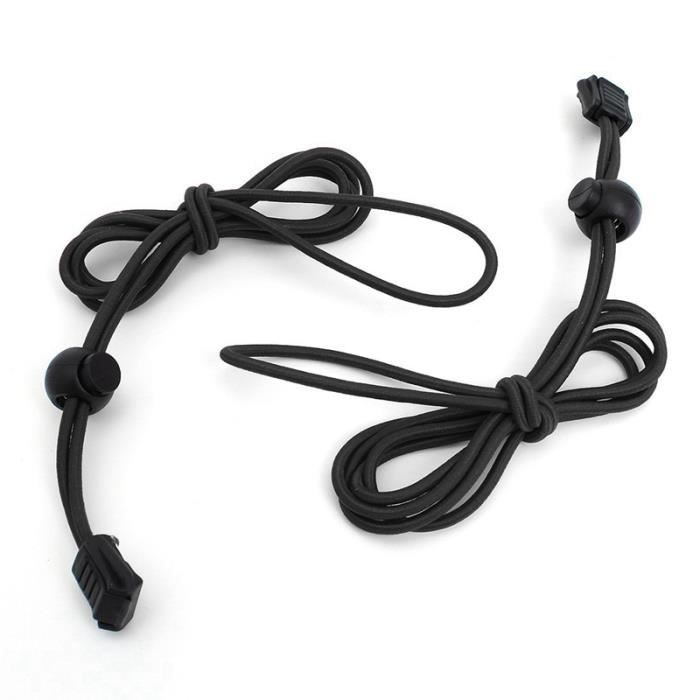 Lacets elastiques noirs Clearance
