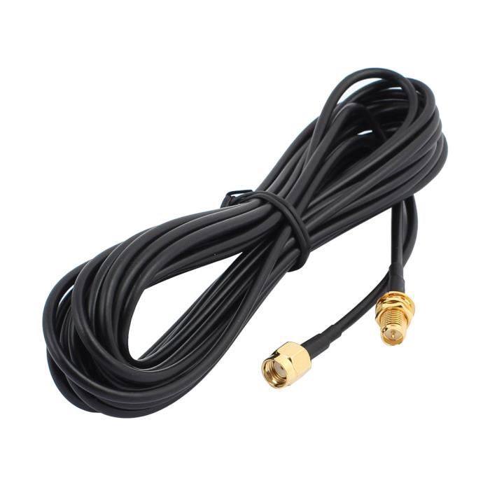 Rg174 5m Cable D Extension D Antenne Rp Sma Male A Femelle Cable Connecteur Reglage Antenne Avis Et Prix Pas Cher Cdiscount