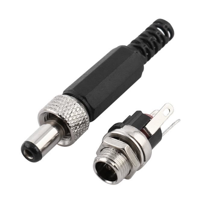 Verrouillable Dc 5 5 X 2 1 Mm Male Femelle Prise Alimentation Connecteur Achat Vente Adaptateur De Voyage 0702105493175 Cdiscount