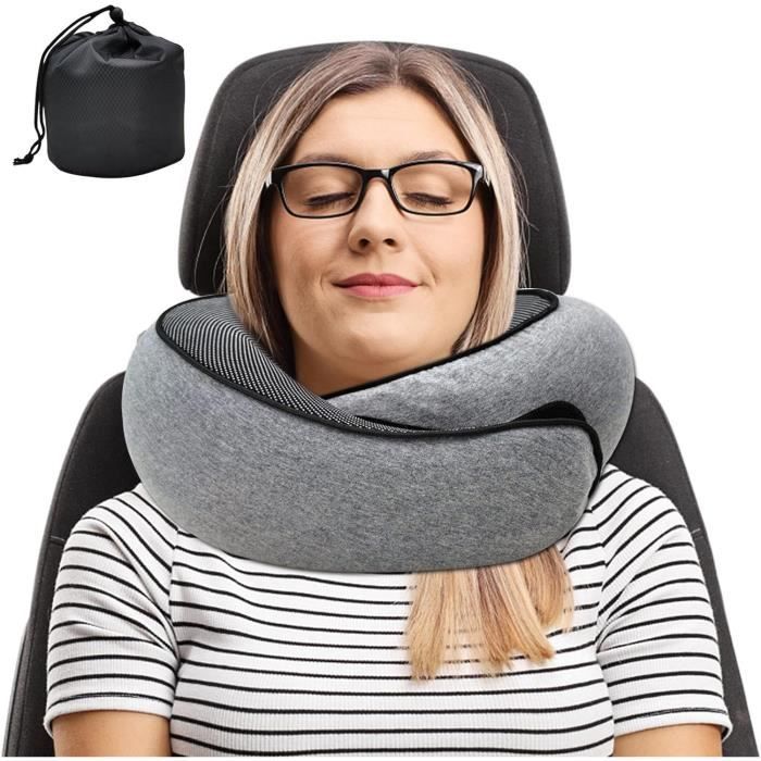 Coussin Cou Ergonomique Oreiller Voyage Orthologics OL1 - Mousse Mémoire Forme - Support Cou Ergonomique Oreiller Cou Orthologics OL1