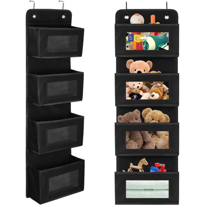 Poche Murale Transparente En Polyester 110x70 Cm - Organisateur De Rangement Pour Classe, Maison, Bureau - Avec Poches Multiples