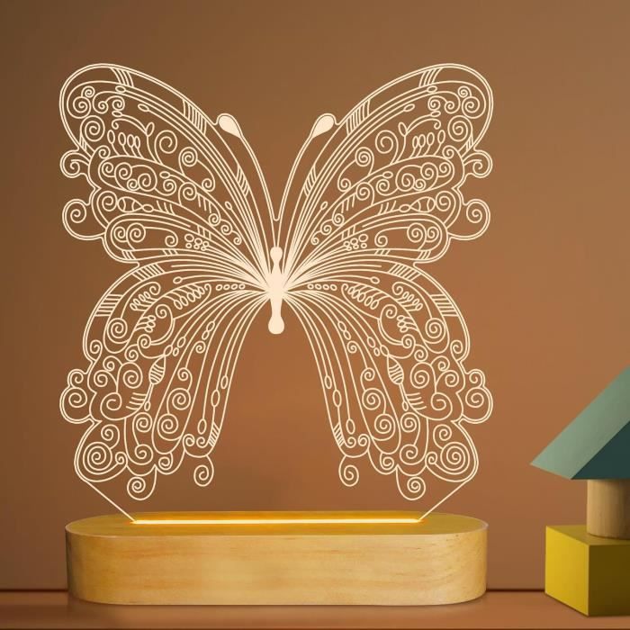 Veilleuse Illusion 3D Mo Dao Zu Shi - Lampe Néon Manga Pour Chambre - 16 Couleurs, Télécommande - Cadeau Fan