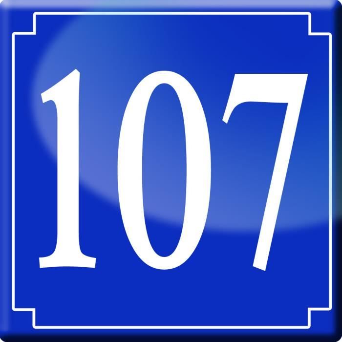 Autocollant Numéro De Rue '17' Classique - Format 10x10 Cm - Marque Stickers-Express - Neuf - Fabriqué En France