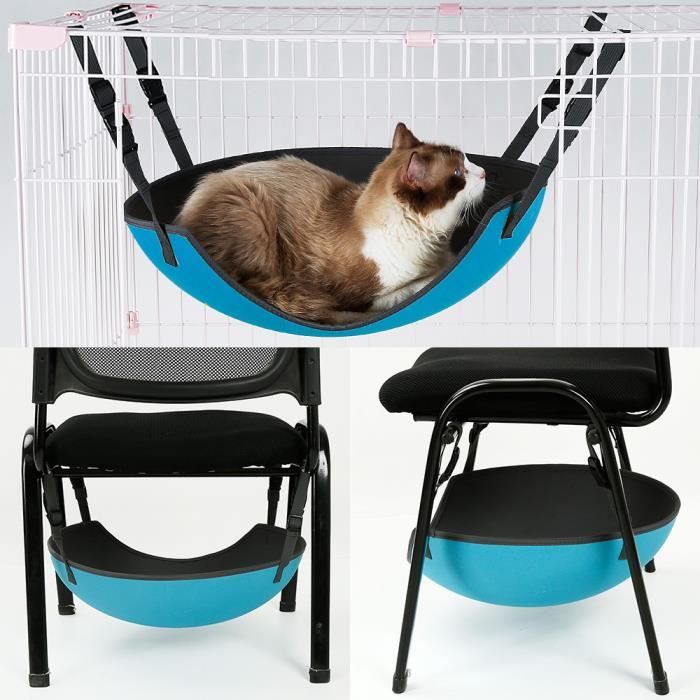 Lit De Hamac Pour Chat Utilisation Coussin A Suspendre Avec Chaise Hamac De Cage Pour Chaton Furet Chiot Ou Petit Animal D Compagnie Cdiscount