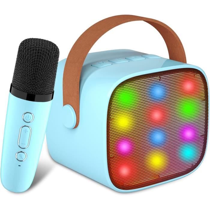 Machine de karaoké pour enfants, haut-parleur Bluetooth portable avec  microphone sans fil, lecteur MP3 de musique pour filles - Cdiscount  Informatique