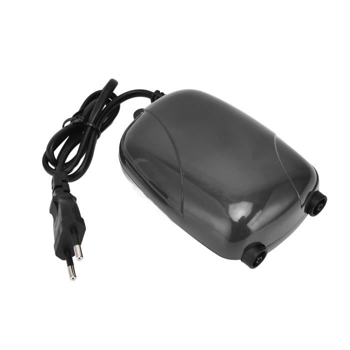 Meilleurs prix pour Pompe à Air Aquarium Double Sortie avec Valve de Contrôle EU 220V