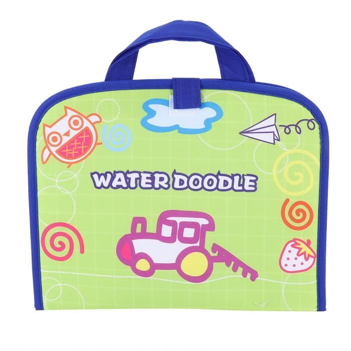 Tapis de Doodle de leau stylo de conception de sac à main rainures conception tapis de dessin deau raisonnable pour les enfants