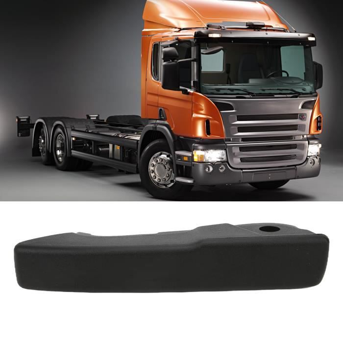 Accoudoir Confort Pour Camion / Voiture - Réglable En Hauteur (26,5-37 Cm), Rangement Intégré, Matériaux ABS, Acier, Cuir - Réduit La Fatigue Sur Longs Trajets