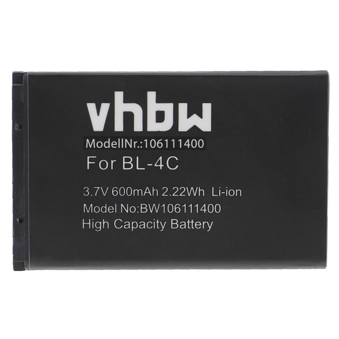 Vhbw Batterie remplacement pour Doro DBC800A, DBC800B, DBC800D, DBP