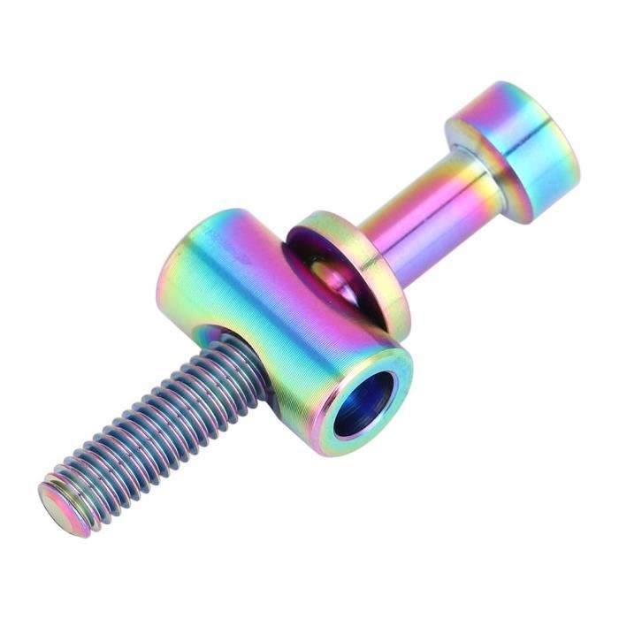 Vis Tige De Selle Vélo En Titane – M5x30/35/40 Mm, Tête Ronde, Alliage Titane, Couleur Titane Ou Arc-en-ciel
