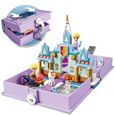 LEGO® Disney Princess 43175 Les aventures d’Anna et Elsa dans un livre de contes Château de la Reine des Neiges, Jeu de Voyage-1