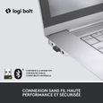 Souris Sans Fil - LOGITECH - LIFT for Business - Ergonomique Verticale - Bluetooth - Clics Silencieux - USB Logi Bolt - Graphite-1