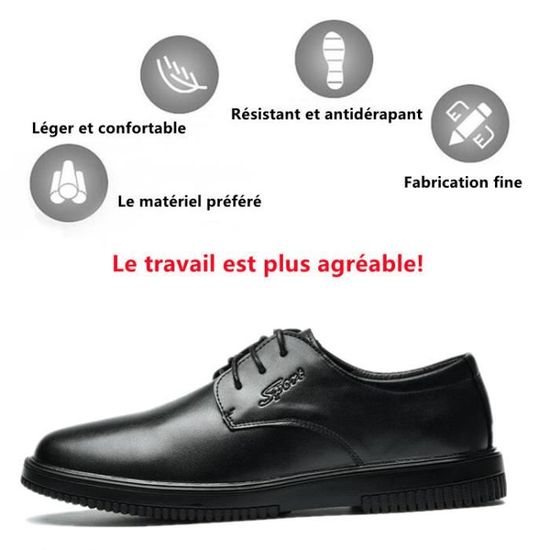 LARNMERN Chaussure de Cuisine Impermeable Homme Antidérapant Legere  Confortable Noir - Cdiscount Prêt-à-Porter