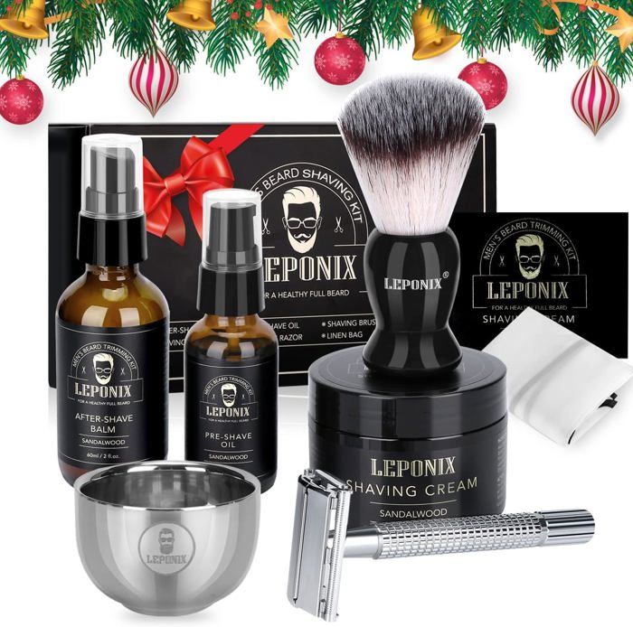 Kit Rasage Homme Kit Rasage Homme,Y compris Rasoir De Sureté Homme,Pâte à raser de ...