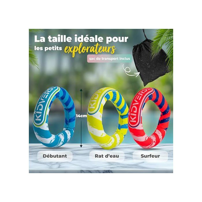 Aqua-Fitness Flotteurs – 2 paires de disques de natation en EVA, équipement d'entraînement de la main ergonomique, équipement d'aérobic aquatique, débutants, adolescents, filles, accessoires