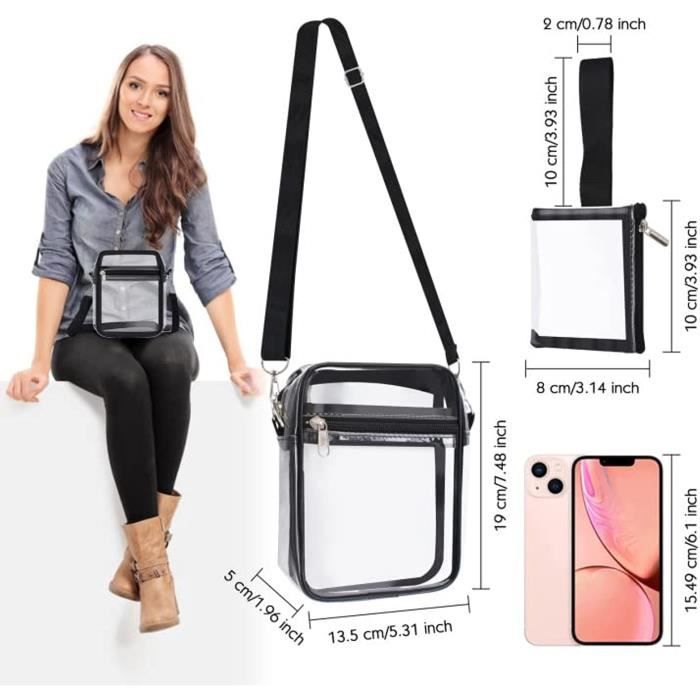 Sac transparent 2019 hotsell