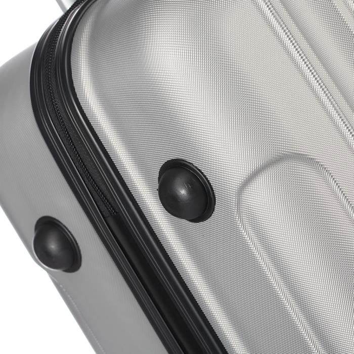 Valise Rigide ABS 24 Pouces 4 Roues Spinner – Bagage à Main Cabine – Sans Marque