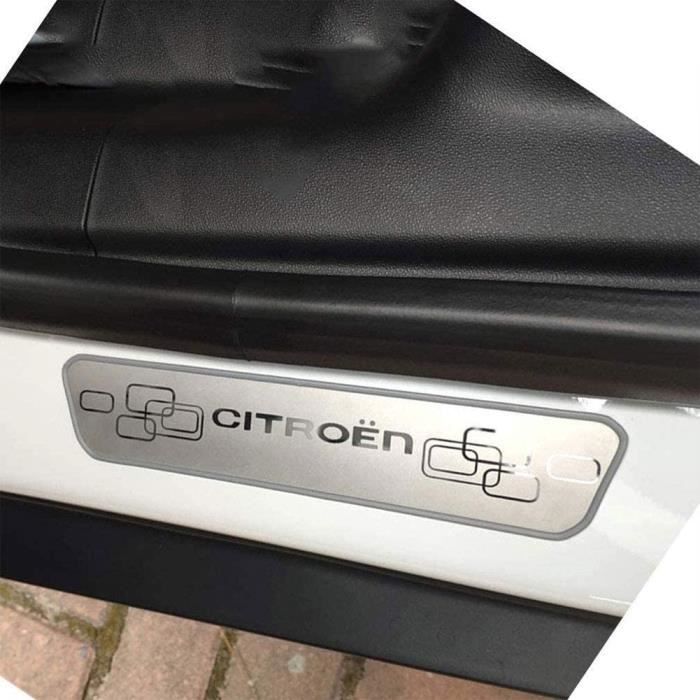 4 pièces Couverture de seuil Protection Garniture plinthes pour Auto pour  C3 Aircross, Acier Inoxydable Automobile Anti-Coup [2] - Cdiscount Auto