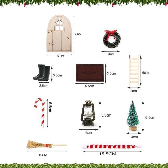 Lutin Farceur Accessoires Accessoires Décoration Noël Miniature Lutin Farceur Accessoires Accessoires Décoration Noël Miniature