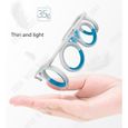 TD® lunettes sans verres aimantées de poche amovibles anti-vertige senteur citron mal des transports nausée anneaux-2