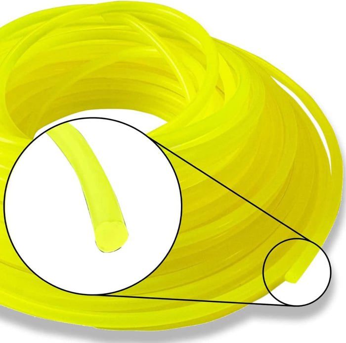 Fil de débroussailleuse - RIEGOLUX - 107642 - Nylon Rond - Jaune - 2,4