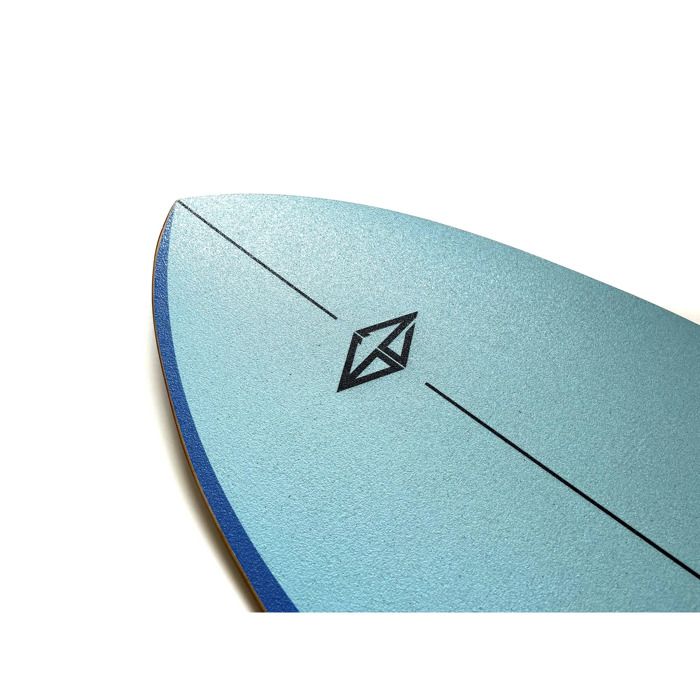 GoZone Skimboard Tropic 40.1 – Bleu, Planche Débutant à Pro, Surface Antidérapante