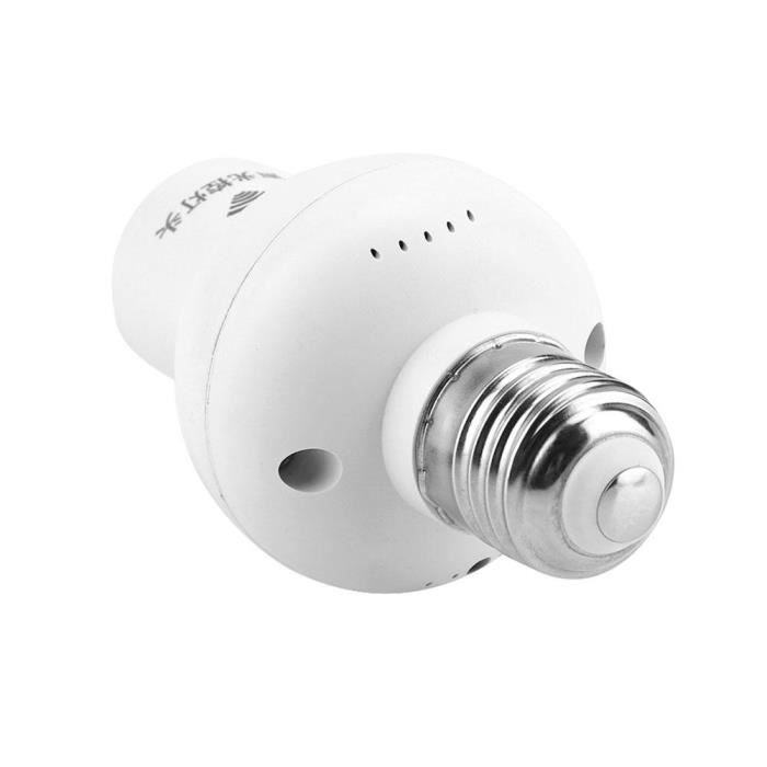 TEMPSA Douille ampoule E27 blanc +sans fil télécommande AC185V-265V -  Cdiscount Bricolage