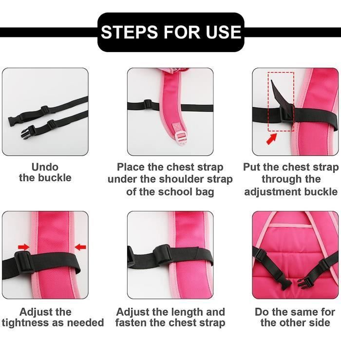 Sangle De Sac à Dos 5 Metre X 32mm Avec 20 Boucles En