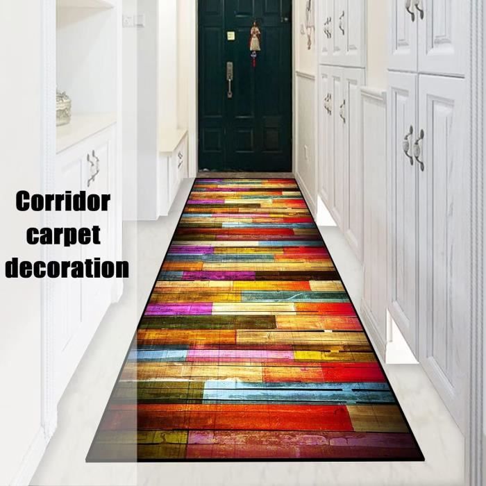 Tapis De Couloir/cuisine Sur Mesure - 50x300 Cm, Lavable En Machine, Antidérapant, En Polyester, Pour Entrée, évier, Etc.