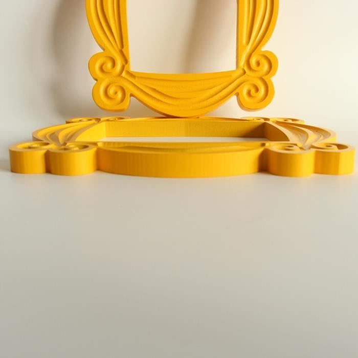 marque generique - Miroir de porte à cadre jaune Friends TV Show - Cadres,  pêle-mêle - Rue du Commerce
