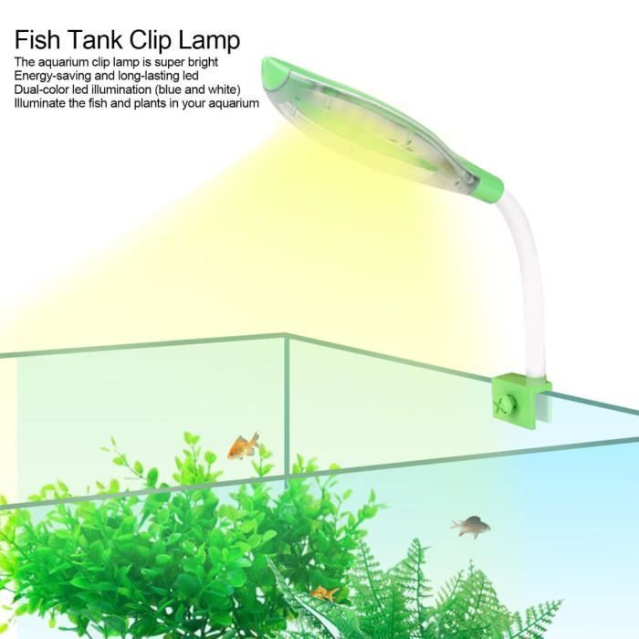lampe à pince pour aquarium Lampe d'aquarium à LED professionnelle USB pour  aquarium, éclairage pour aquarium, accessoire de