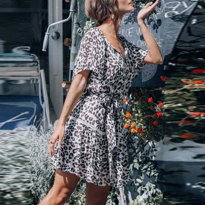 Robe courte online soie