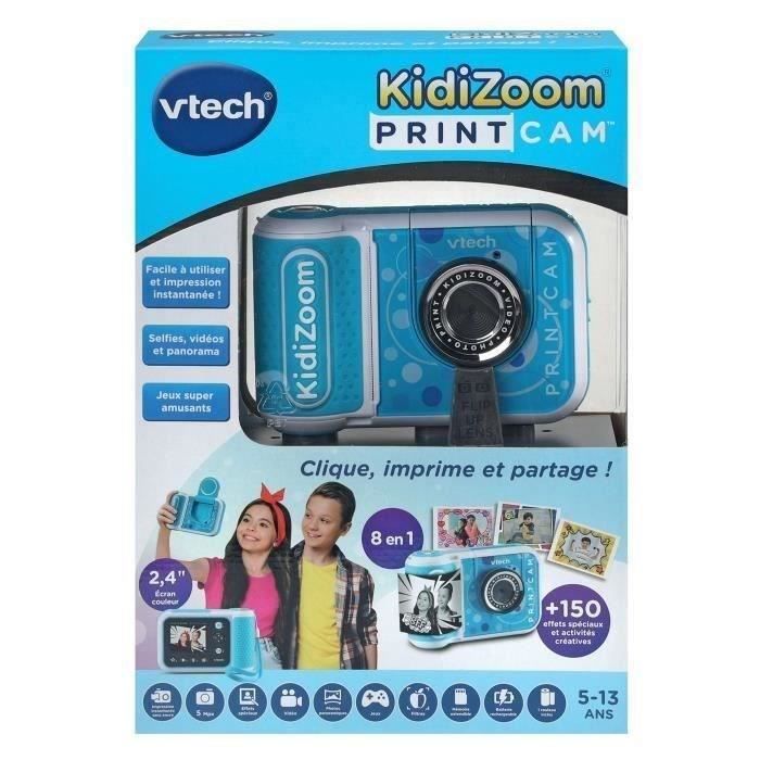 Appareil photo numérique pour enfants VTECH - KIDIZOOM Duo DX 1 Bleu avec  10 fonctions différentes - Cdiscount Jeux - Jouets