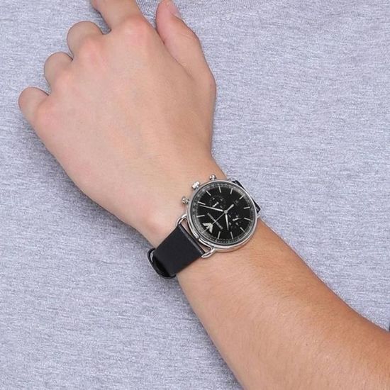 Montre Homme Emporio Armani AR11143 Noir , - Achat/vente montre Noir -  Cdiscount