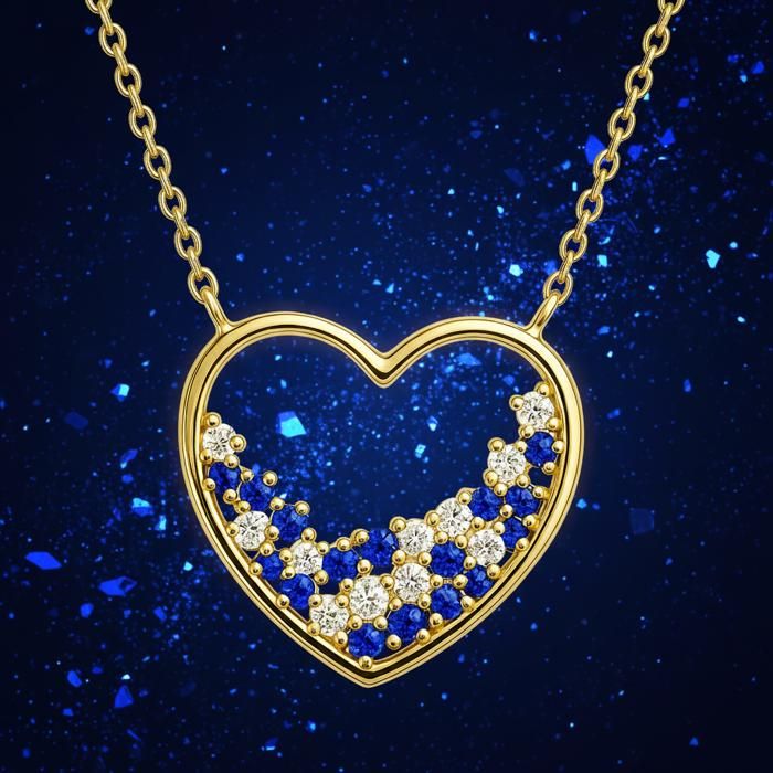 Collier Femme Plaqué Or 18 Carats Avec Zirconium - Longueur 40cm + 5cm, Neuf Avec étiquettes