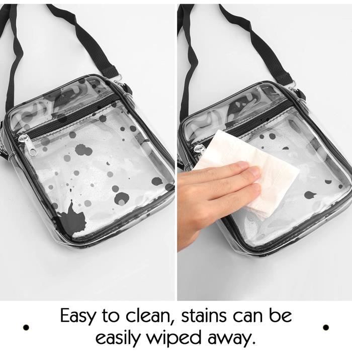 Sac transparent online bandoulière